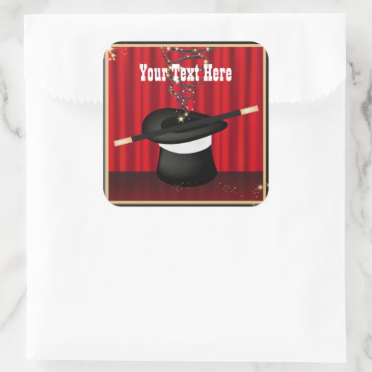 Magic Magician Custom Stickers (Tas)