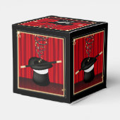 Magic Magician Event Custom Party Favor Box Bedankdoosjes (Achterkant)