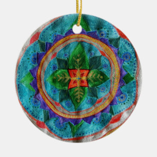Magic Mandala Circle Ornament