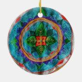 Magic Mandala Circle Ornament (Achterkant)