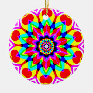 Magic mandala keramisch ornament