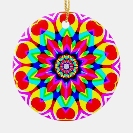 Magic mandala keramisch ornament (Voorkant)