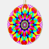 Magic mandala keramisch ornament (Links)