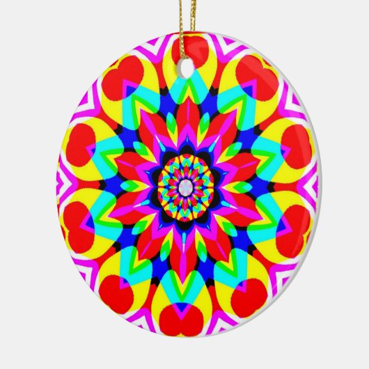 Magic mandala keramisch ornament (Links)