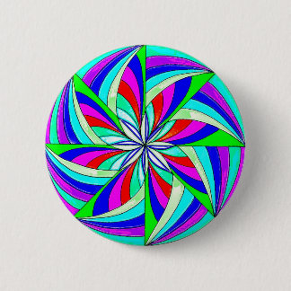 Magic mandala ronde button 5,7 cm