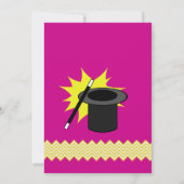 Magic Me Birthday Pink Kaart (Achterkant)