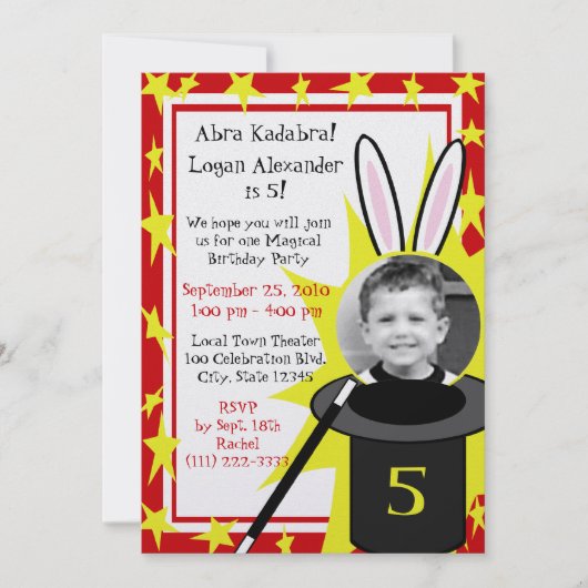 Magic Me Verjaardag Kaart (Voorkant)