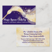Magic mengen lepel koken bakken visitekaartje... visitekaartje (Voorkant / Achterkant)