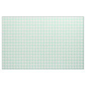 Magic Mint and White Houndstooth Pattetrn Stof (Yard (91,4 cm))