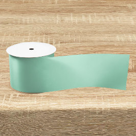 Magic Mint Solid Color Satijnen Lint