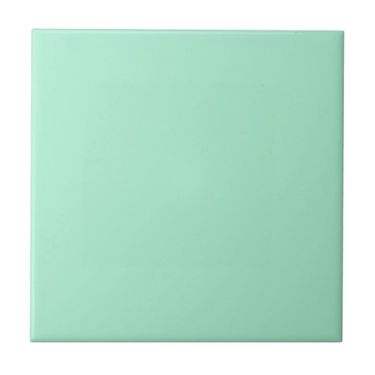 Magic Mint Solid Color Tegeltje (Voorkant)
