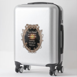 Magic Mirror waar is de rechtvaardigste Campground Sticker