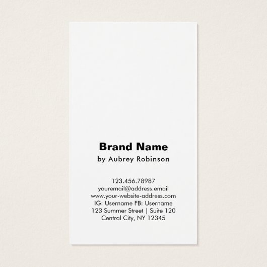 Magic Misty Mountains grijs Ketting display Kaart (Achterkant)