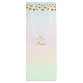 Magic Moment & Gold Confetti Wijn Cadeautas (Achterkant)