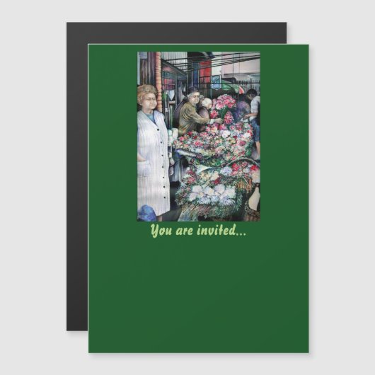 Magic Moment in Misloc Market Magnetische Uitnodiging (Voorkant / Achterkant)