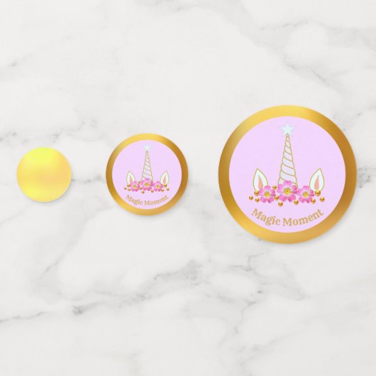 Magic Moment Unicorn Confetti (Voorkanten)