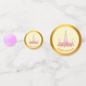 Magic Moment Unicorn Confetti (Achterkanten)