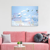 Magic Money Canvas Afdruk (Insitu (Woonkamer))