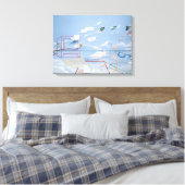 Magic Money Canvas Afdruk (Insitu (Slaapkamer))