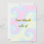 Magic Monsters Verjaardag Uitnodiging (Achterkant)