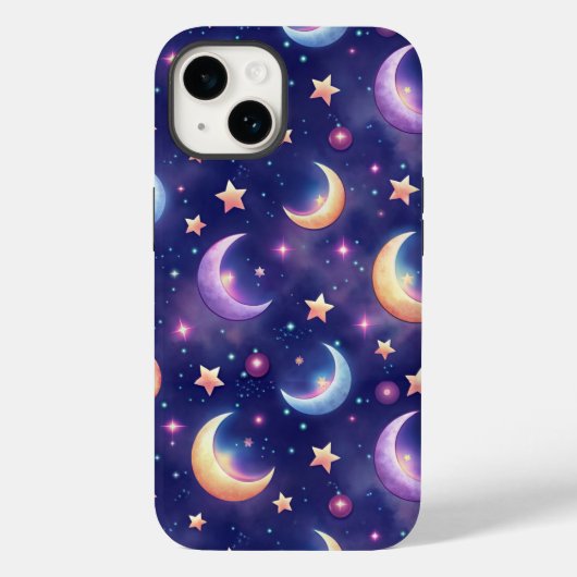 Magic Moon and Stars Case-Mate iPhone Case (Achterkant)