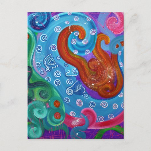 Magic Moon Briefkaart (Voorkant)