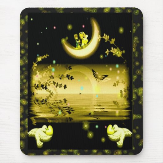 Magic Moon Mousepad Muismat (Voorkant)