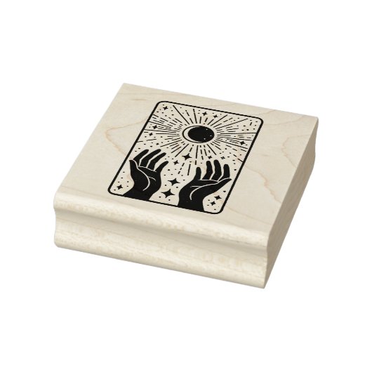 Magic Moon Tarot Kaart Rubber Stamp Rubberstempel (Stempel)