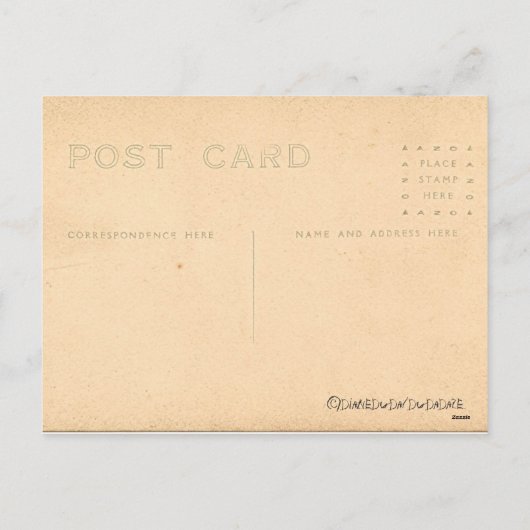 Magic Moon - Vakantie Briefkaart (Achterkant)