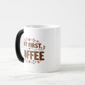 Magic Morphing Mok koffieliefhebbers (Voorkant links)