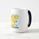 Magic Morphing Mug – Cute Elephant  Magische Mok (Voorkant rechts)