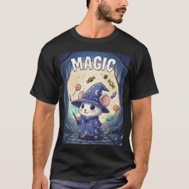 Magic – Mouse Wizard Halloween TinyFur Tee T-shirt