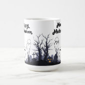 magic mug with Halloween design Magische Mok (Midden)