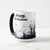 magic mug with Halloween design Magische Mok (Voorkant links)