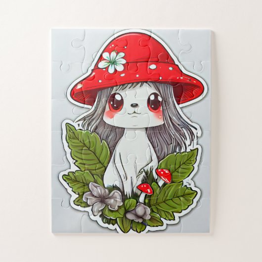 Magic Mushroom Creatures Puzzel Legpuzzel (Verticaal)