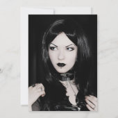 Magic Mushroom Crystal Moon Garden Verjaardag Kaart (Achterkant)