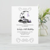 Magic Mushroom Crystal Moon Garden Verjaardagsfees Kaart (Staand voorkant)