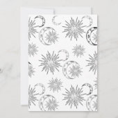 Magic Mushroom Crystal Moon Garden Verjaardagsfees Kaart (Achterkant)