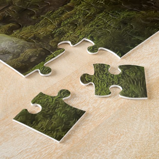 Magic Mushroom Fairy Forest Puzzle Legpuzzel (Zijkant)