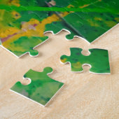 Magic Mushroom Fungi Red Natuur Schilderachtig bui Legpuzzel (Zijkant)