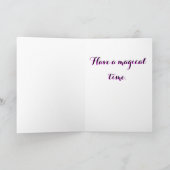 Magic Mushroom Happy Birthday Kaart (Binnen)