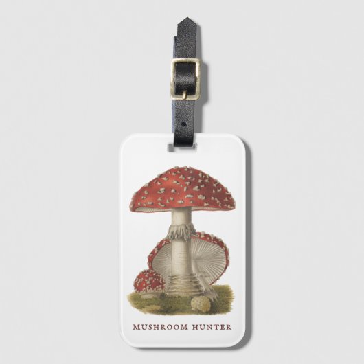 Magic Mushroom Hunter Bagagelabel (Voorkant (verticaal))