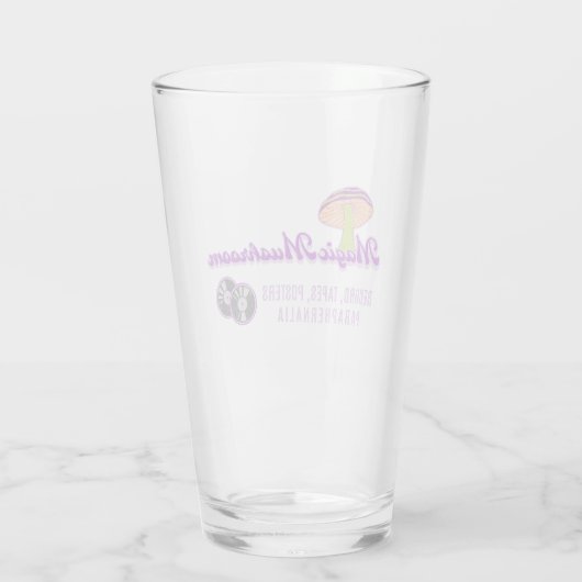 Magic Mushroom Music Store La Mirada  Glas (Achterkant)