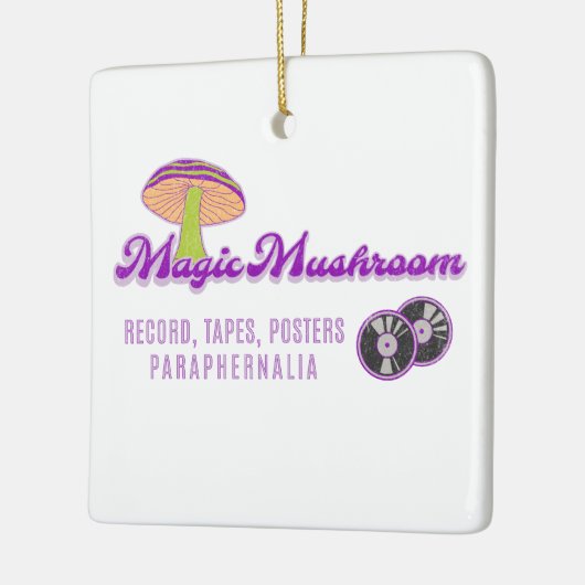 Magic Mushroom Music Store La Mirada  Keramisch Ornament (Links)