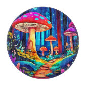 Magic Mushroom Path Design Snijplank (Voorkant)