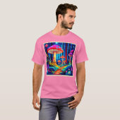 Magic Mushroom Path Design T-shirt (Voorkant volledig)