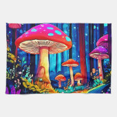 Magic Mushroom Path Design Theedoek (Horizontaal)