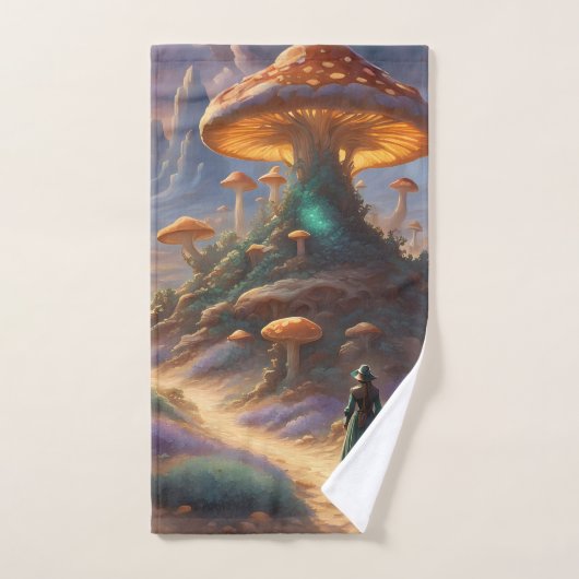 Magic Mushroom Planet Bad Handdoek (Handdoek)