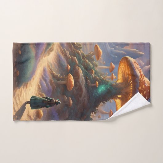 Magic Mushroom Planet Bad Handdoek (Handdoek)
