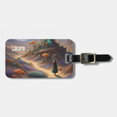 Magic Mushroom Planet Bagagelabel (Voorkant horizontaal)